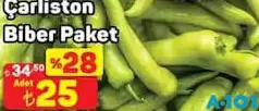 ÇARLİSTON BİBER PAKET ÇARLİSTON BİBER PAKET